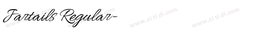 Jartails Regular字体转换 Jartails Regular字体转换